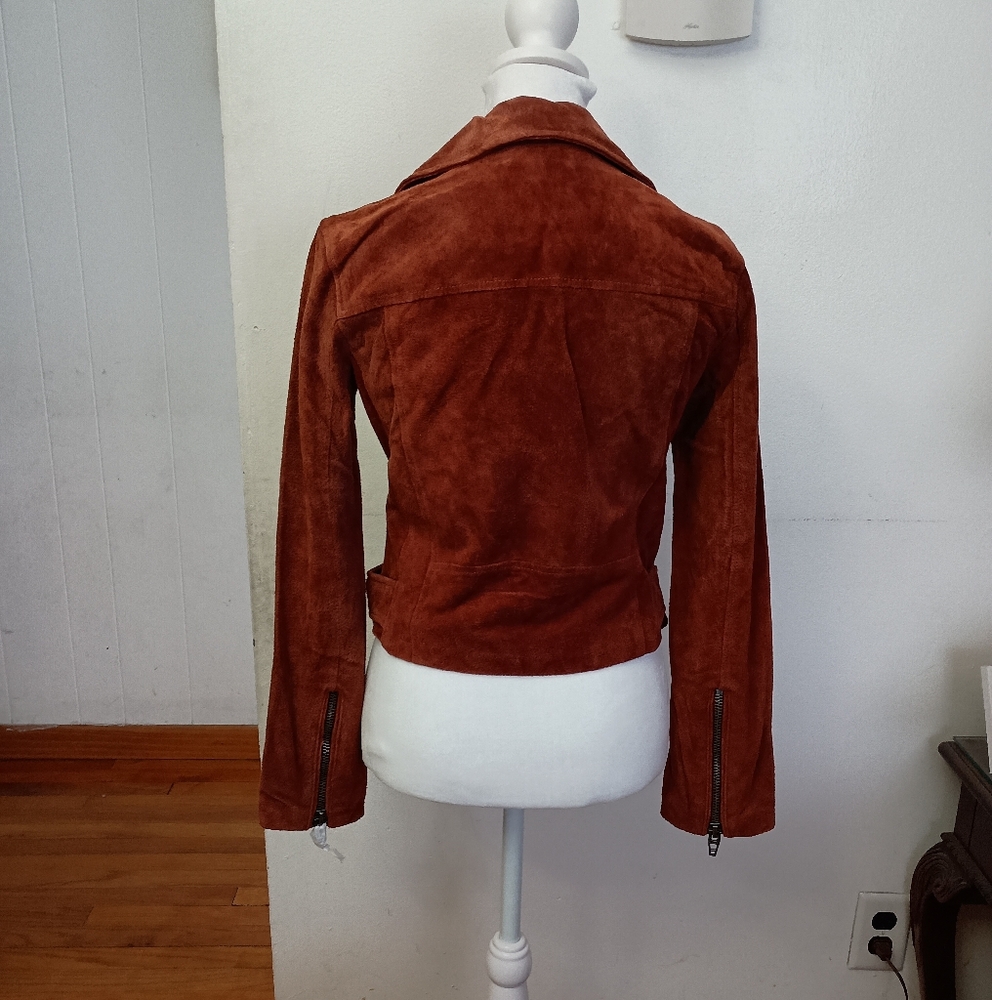 NWT Leather Suede Moto Jacket BLANKNYC XS - Picture 11 of 16